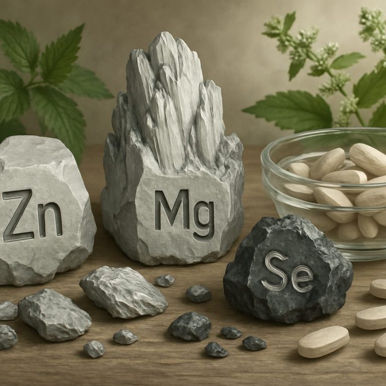 Minerali utili per il benessere maschile